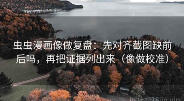 虫虫漫画像做复盘：先对齐截图缺前后吗，再把证据列出来（像做校准）